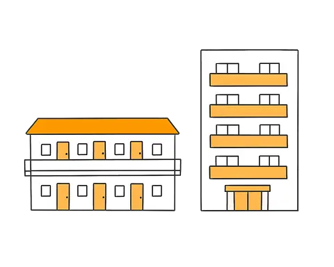 集合住宅配布